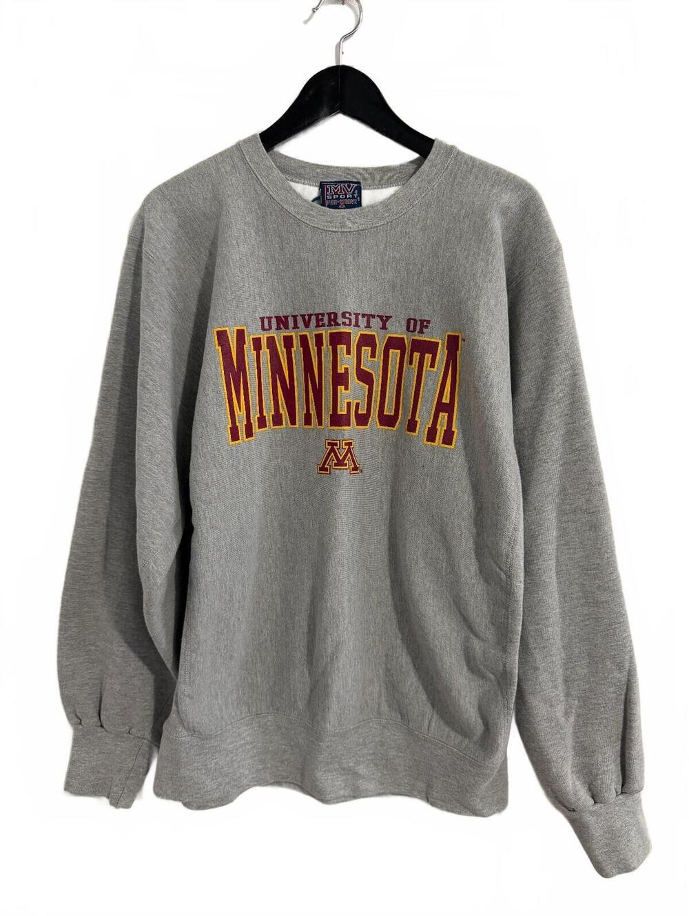 Minnesota Gophers Gray Crewneck Sweatshirt Size Medium